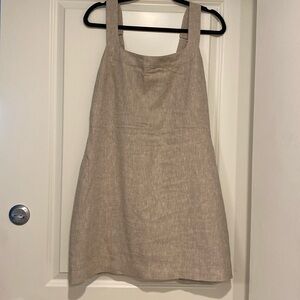Abercrombie Linen Wide Strap Mini Dress